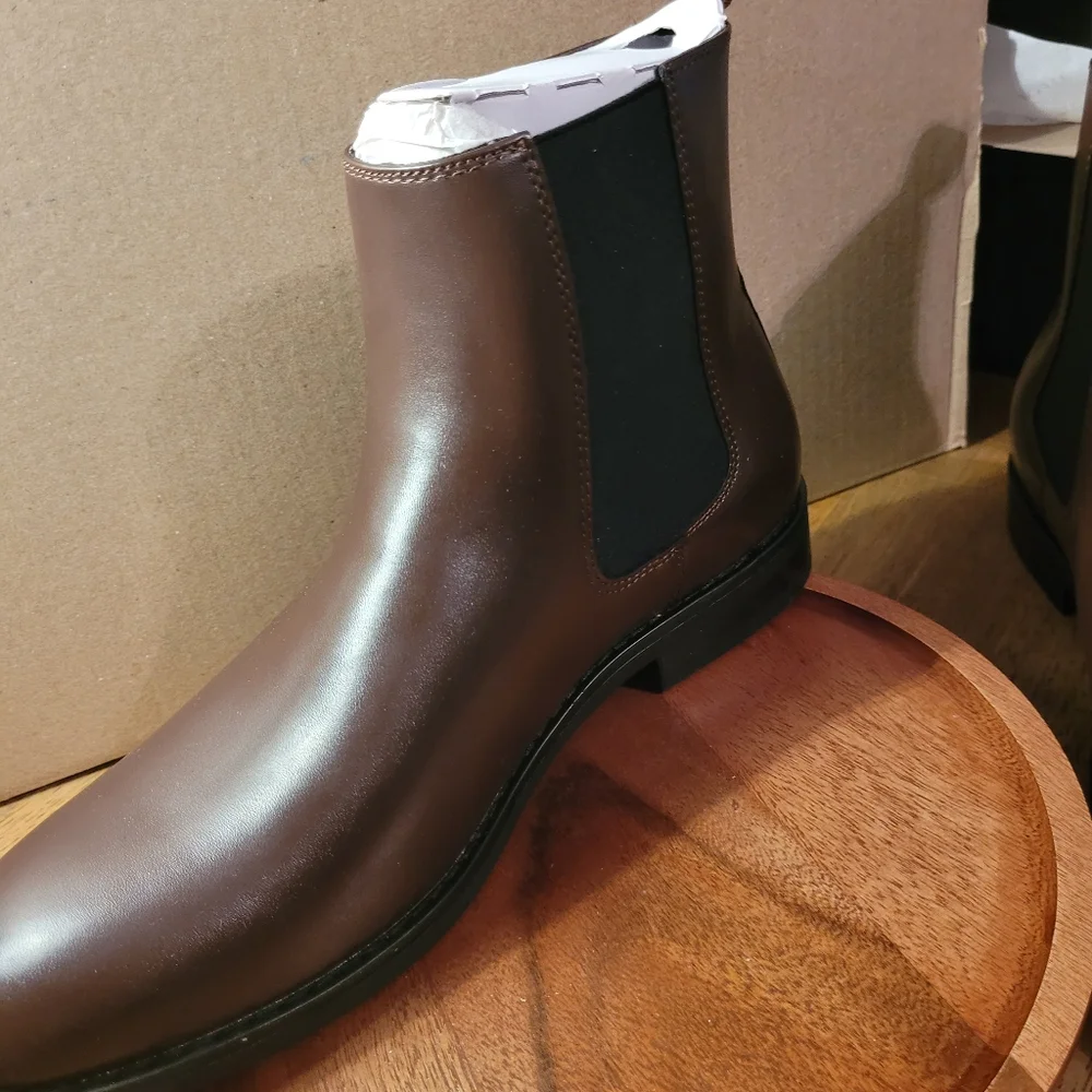 Alfani Men's Dark Brown Luka Boots Size 8.5 M